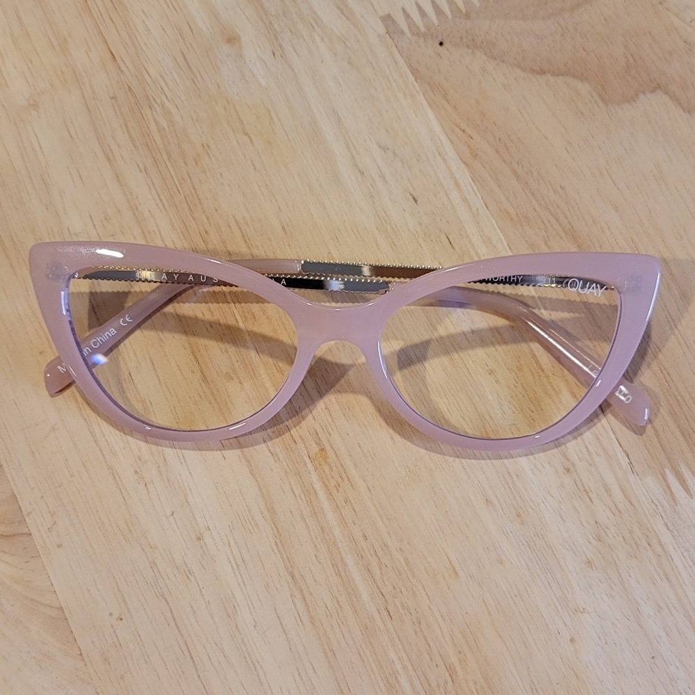 🧡 Quay Australia Lustworthy Glasses Blue Light Pink - Picture 7 of 8